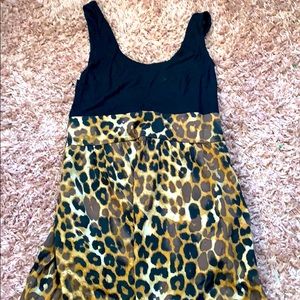 Black Express Leopard dress